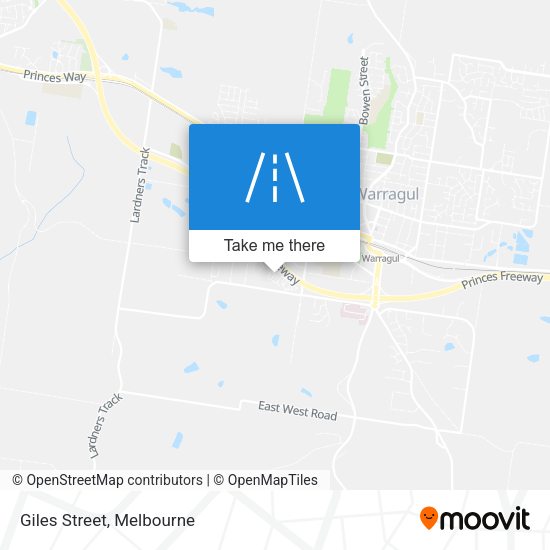 Giles Street map