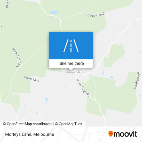 Morleys Lane map