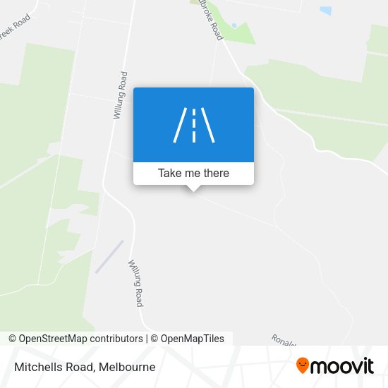 Mitchells Road map
