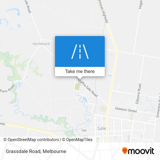 Grassdale Road map