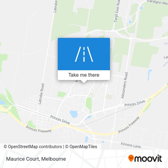 Maurice Court map