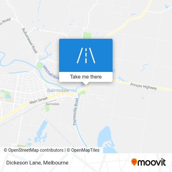 Dickeson Lane map