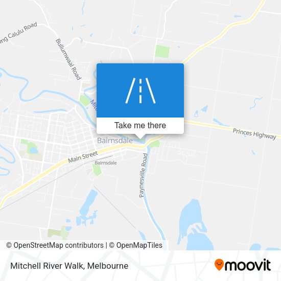 Mitchell River Walk map