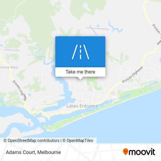 Adams Court map