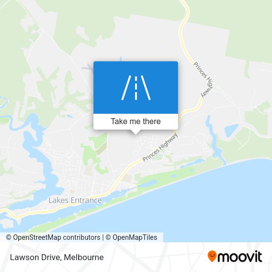 Lawson Drive map