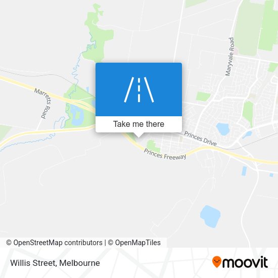 Willis Street map