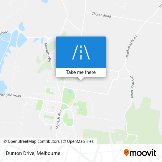 Dunton Drive map