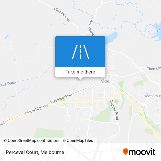 Perceval Court map
