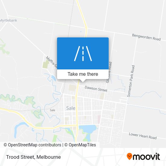 Trood Street map