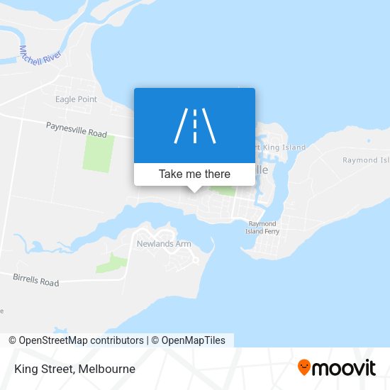 King Street map