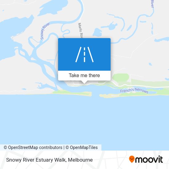 Snowy River Estuary Walk map