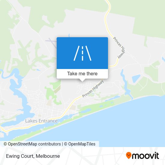 Ewing Court map