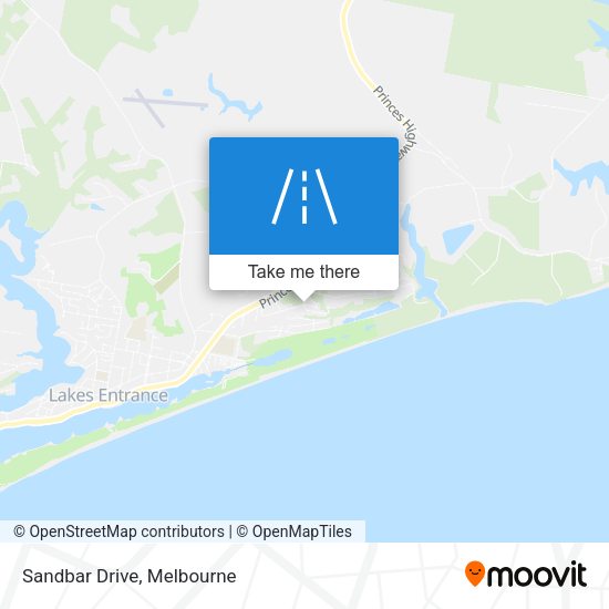Sandbar Drive map