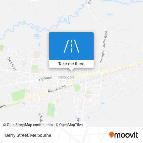Berry Street map