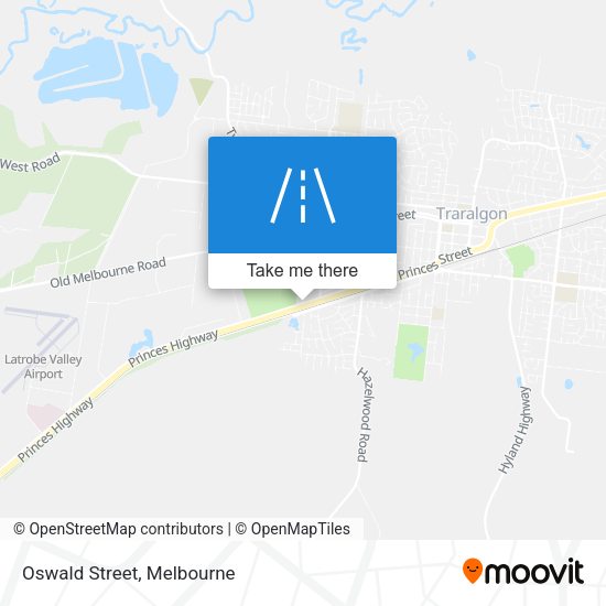 Oswald Street map