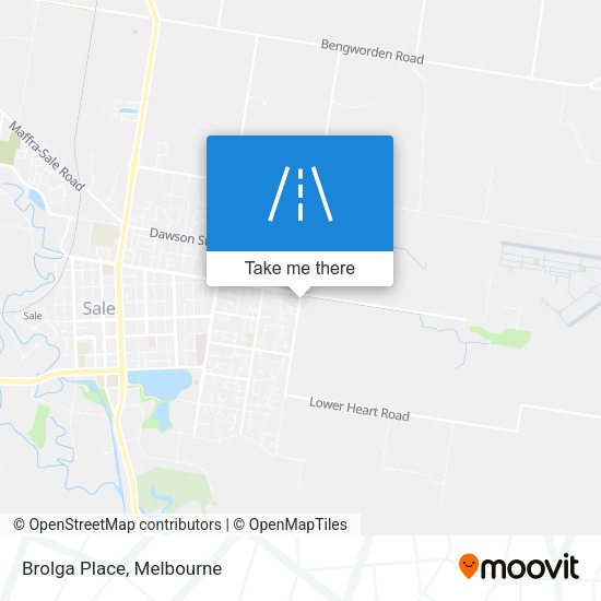 Brolga Place map