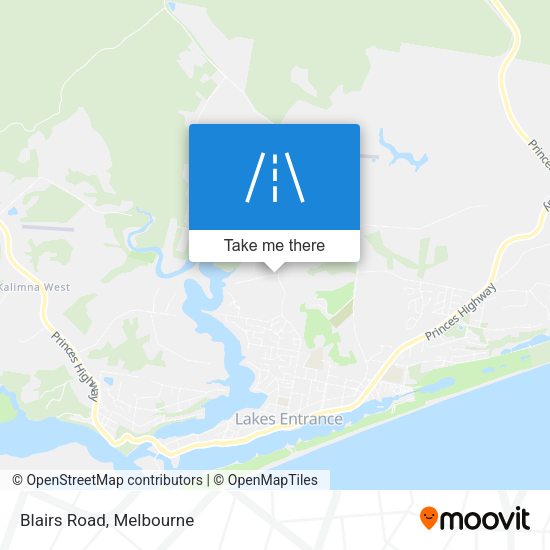 Blairs Road map