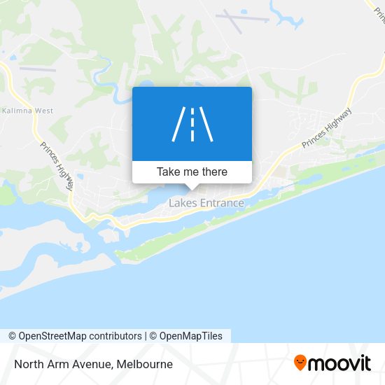 North Arm Avenue map