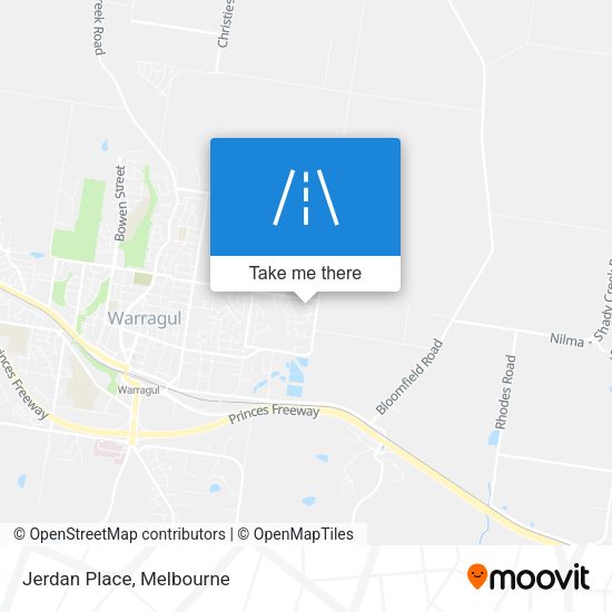 Jerdan Place map