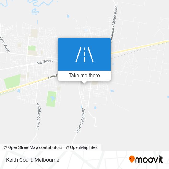Keith Court map