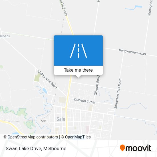 Swan Lake Drive map