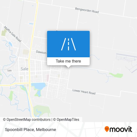 Spoonbill Place map