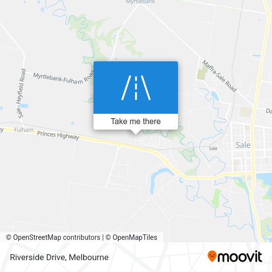 Riverside Drive map