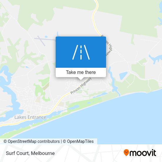 Surf Court map