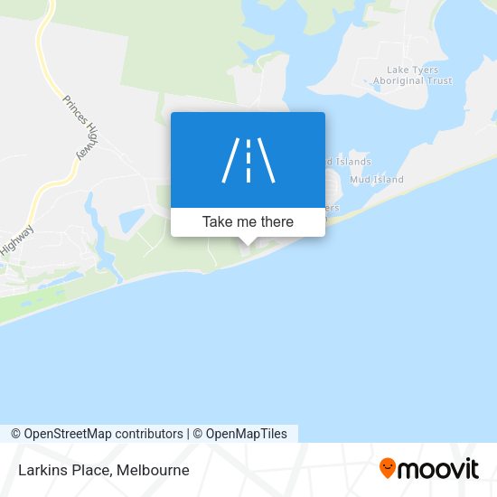 Larkins Place map
