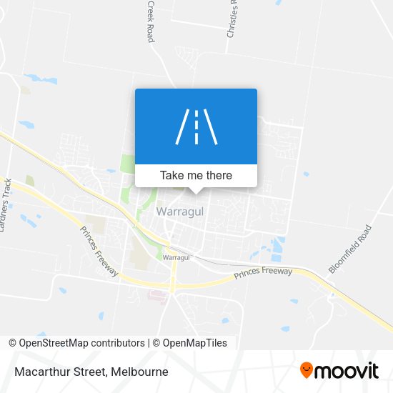 Macarthur Street map