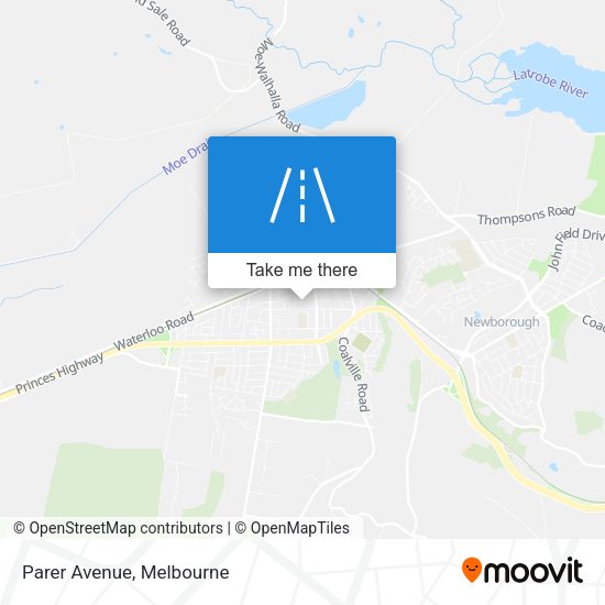 Parer Avenue map
