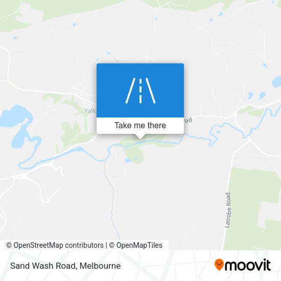 Sand Wash Road map