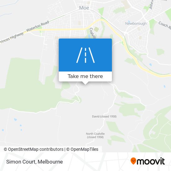 Simon Court map
