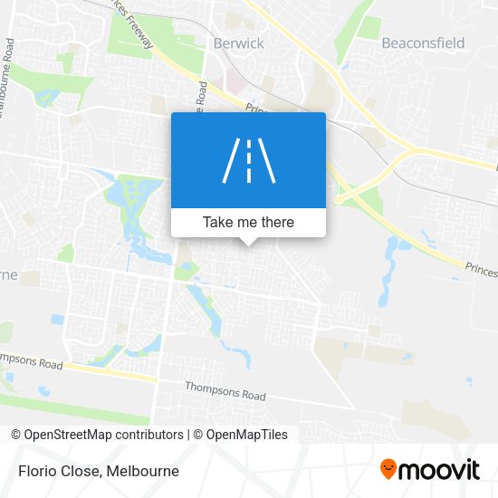 Florio Close map