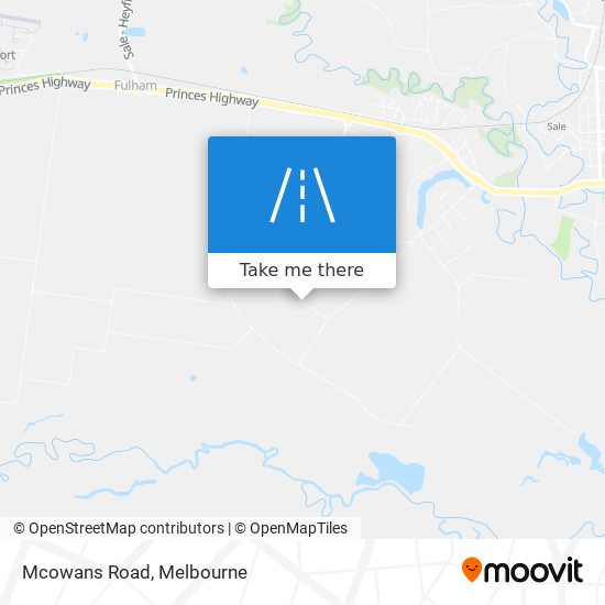 Mcowans Road map