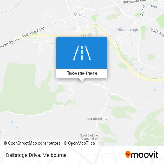 Delbridge Drive map