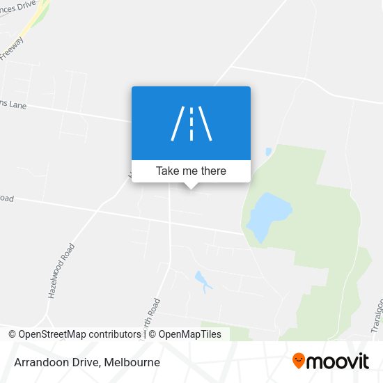 Arrandoon Drive map
