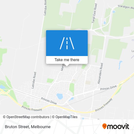 Bruton Street map