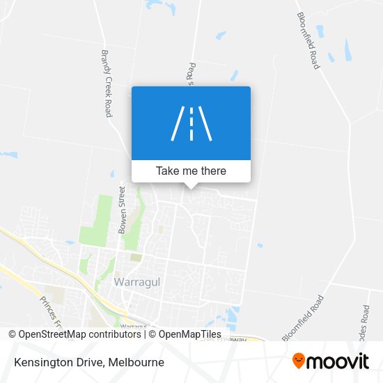 Kensington Drive map