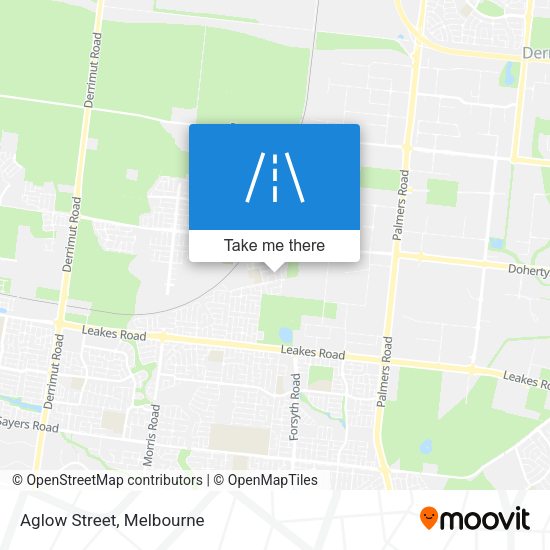 Aglow Street map