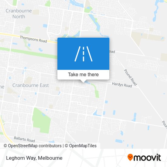 Leghorn Way map