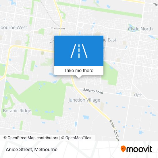 Anice Street map