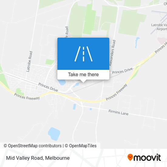 Mid Valley Road map