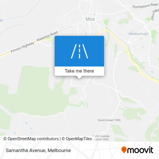 Samantha Avenue map