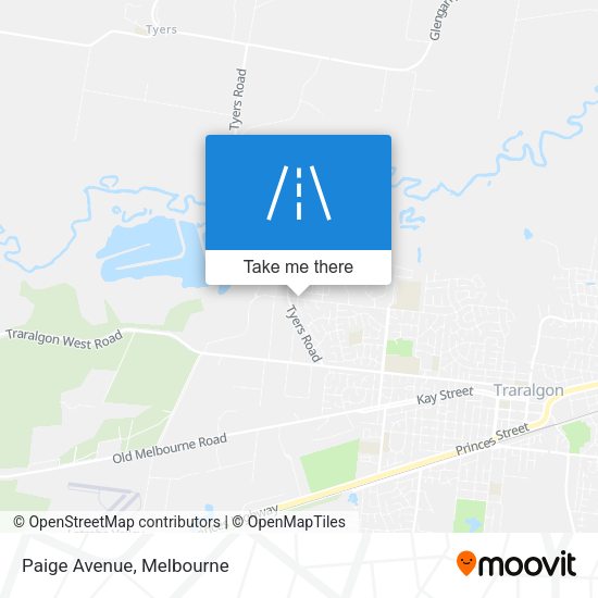 Paige Avenue map