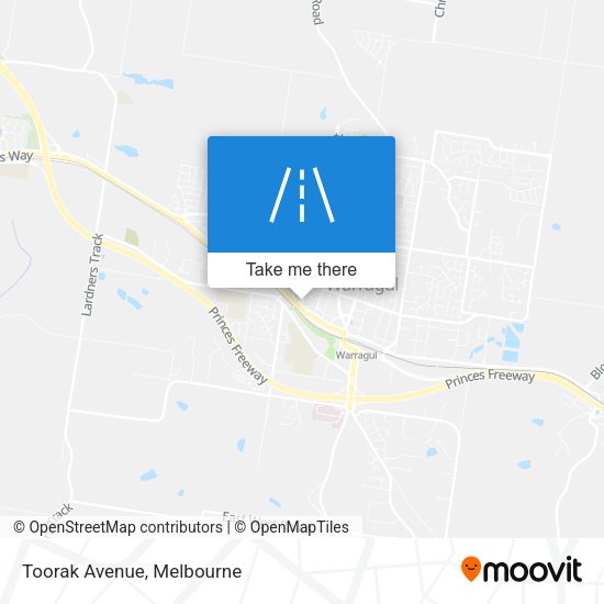 Toorak Avenue map