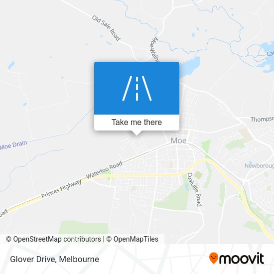 Glover Drive map