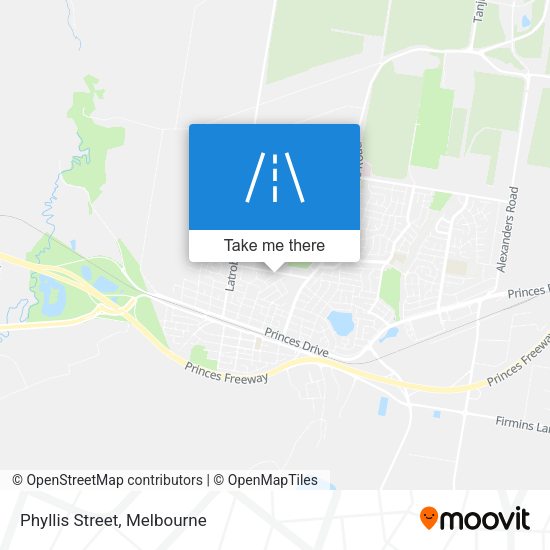 Phyllis Street map