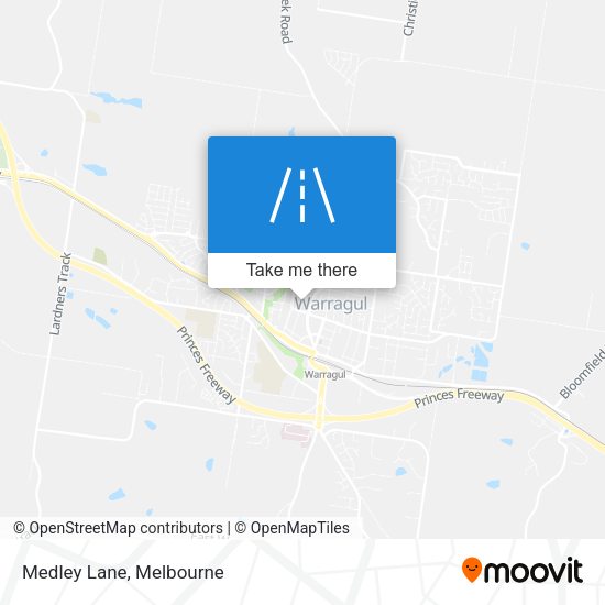 Medley Lane map