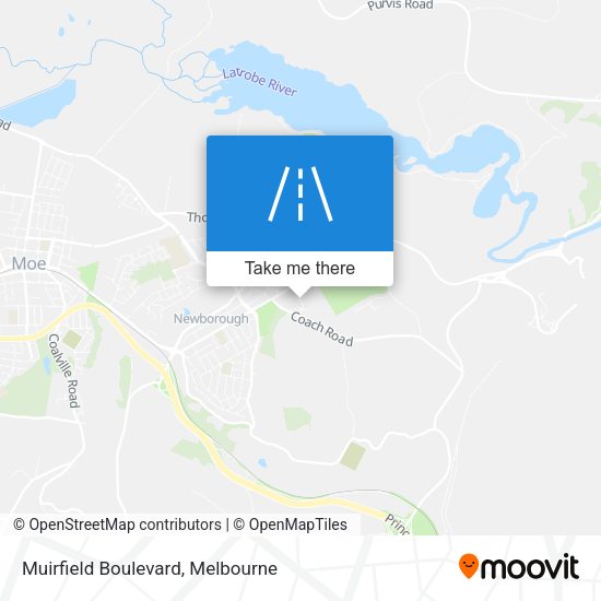Muirfield Boulevard map